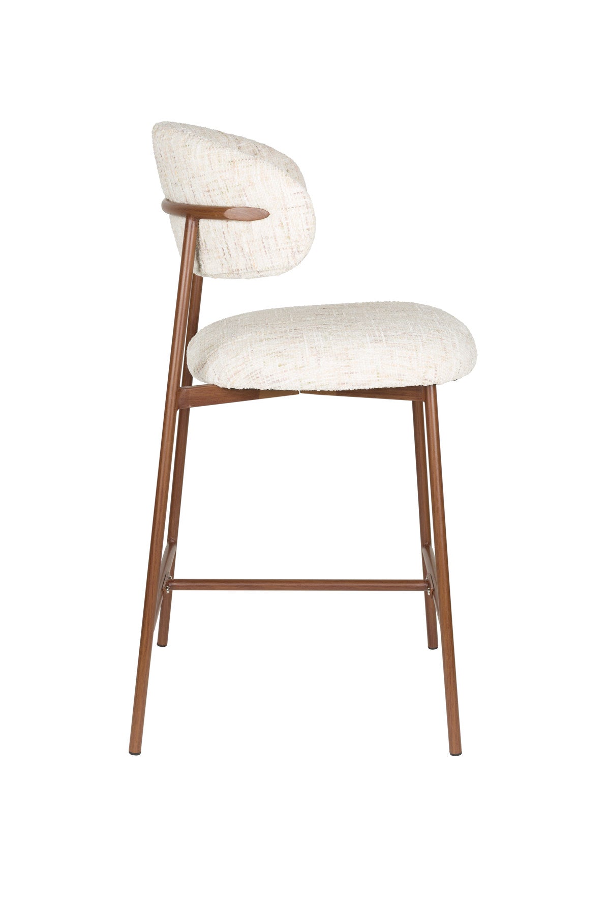Barhocker Claes in Weiss präsentiert im Onlineshop von KAQTU Design AG. Barhocker ist von White Label Living