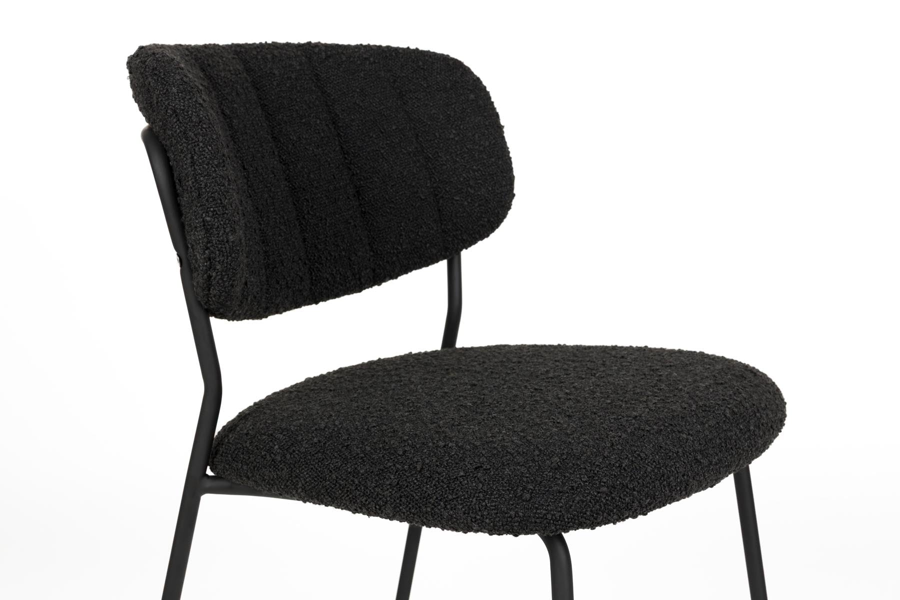 Stuhl Jolien in Schwarz präsentiert im Onlineshop von KAQTU Design AG. Stuhl ist von White Label Living