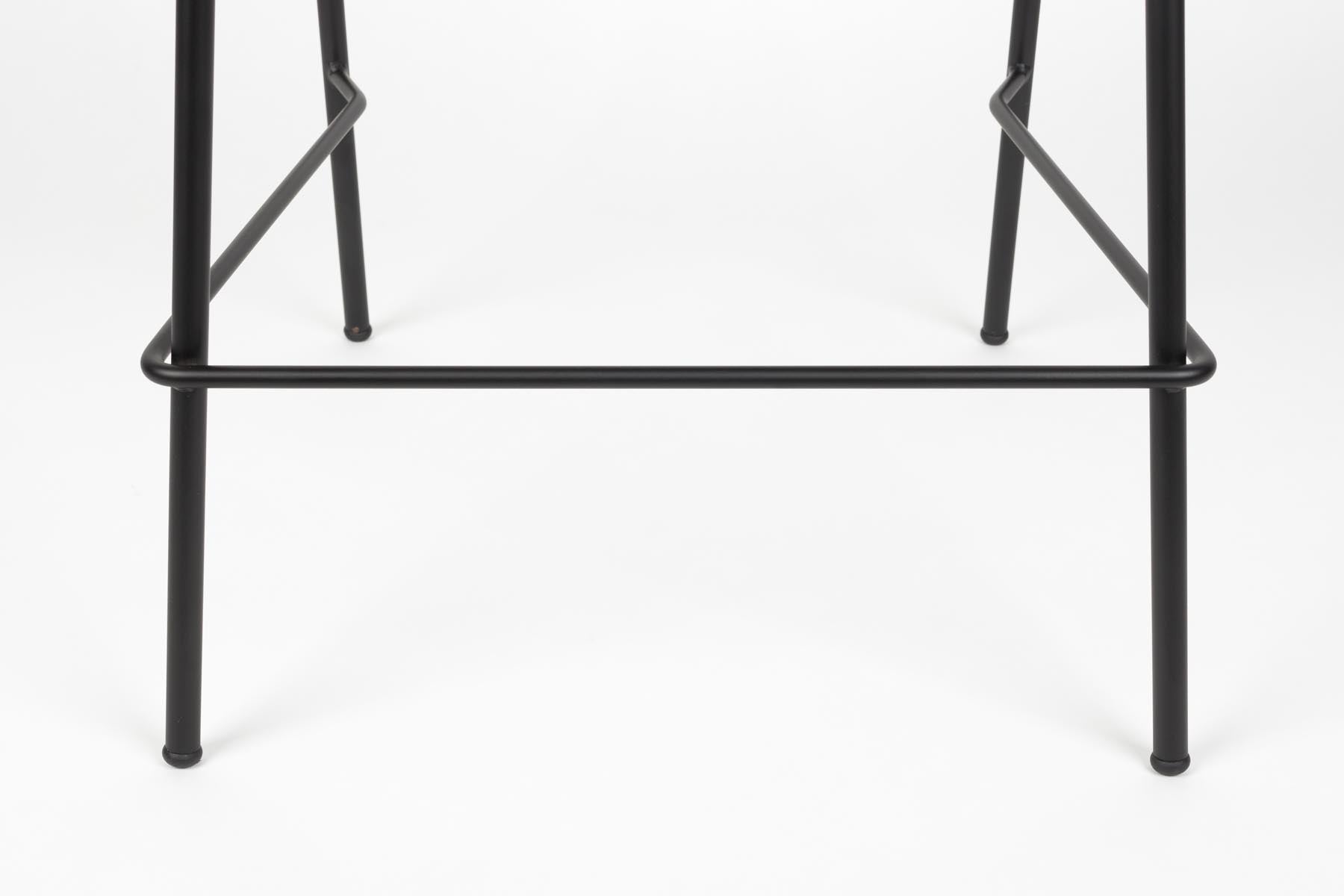 Hocker Jolienn in Schwarz präsentiert im Onlineshop von KAQTU Design AG. Barstuhl ist von White Label Living