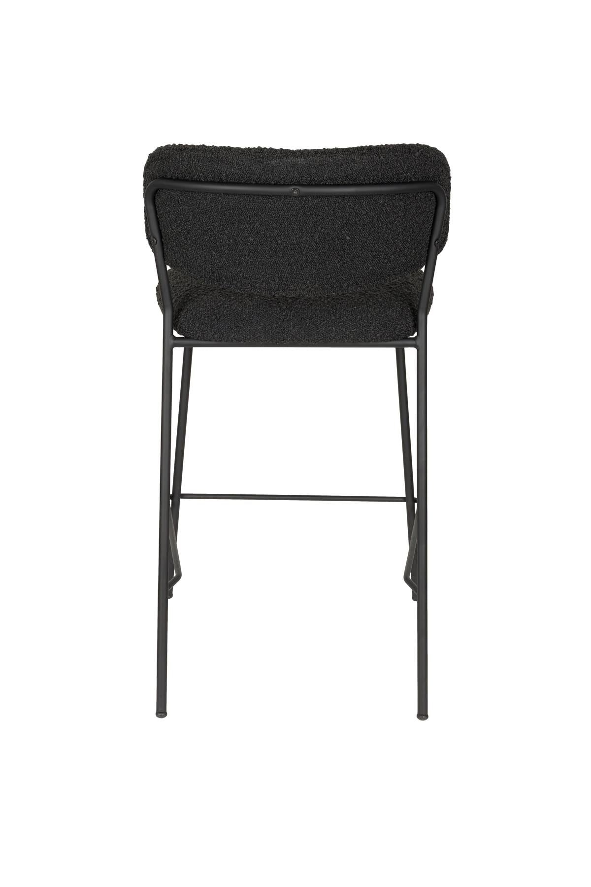Hocker Jolienn in Schwarz präsentiert im Onlineshop von KAQTU Design AG. Barstuhl ist von White Label Living