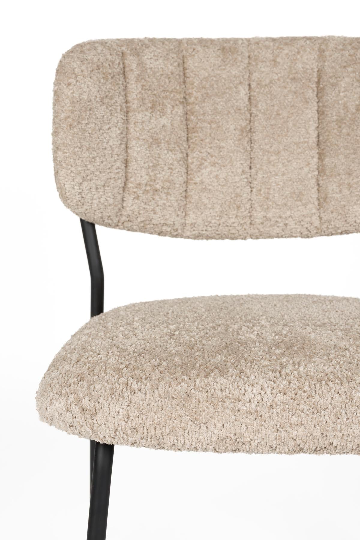 Stuhl Jolienn in Beige präsentiert im Onlineshop von KAQTU Design AG. Stuhl ist von White Label Living