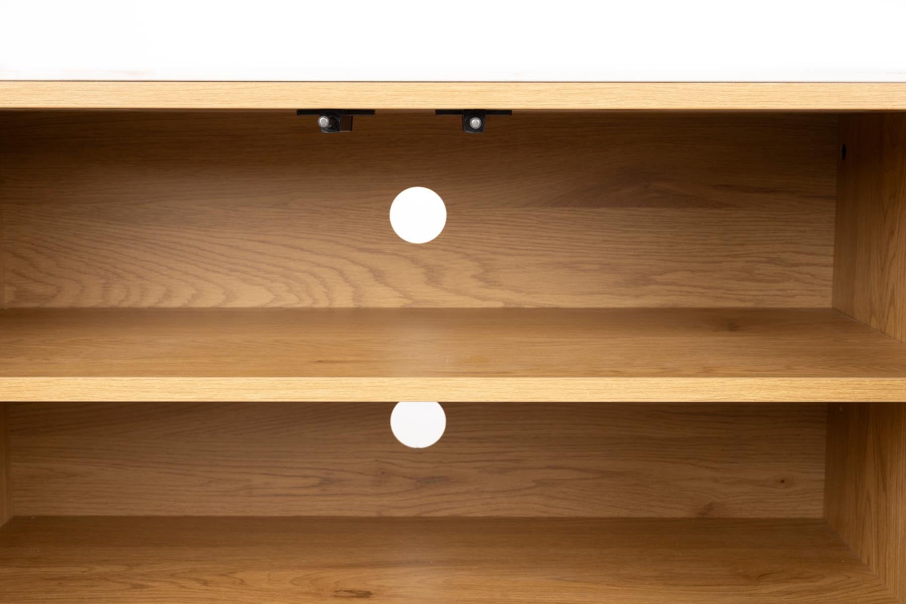 Sideboard Low Almira in Natürlich präsentiert im Onlineshop von KAQTU Design AG. Sideboards ist von White Label Living