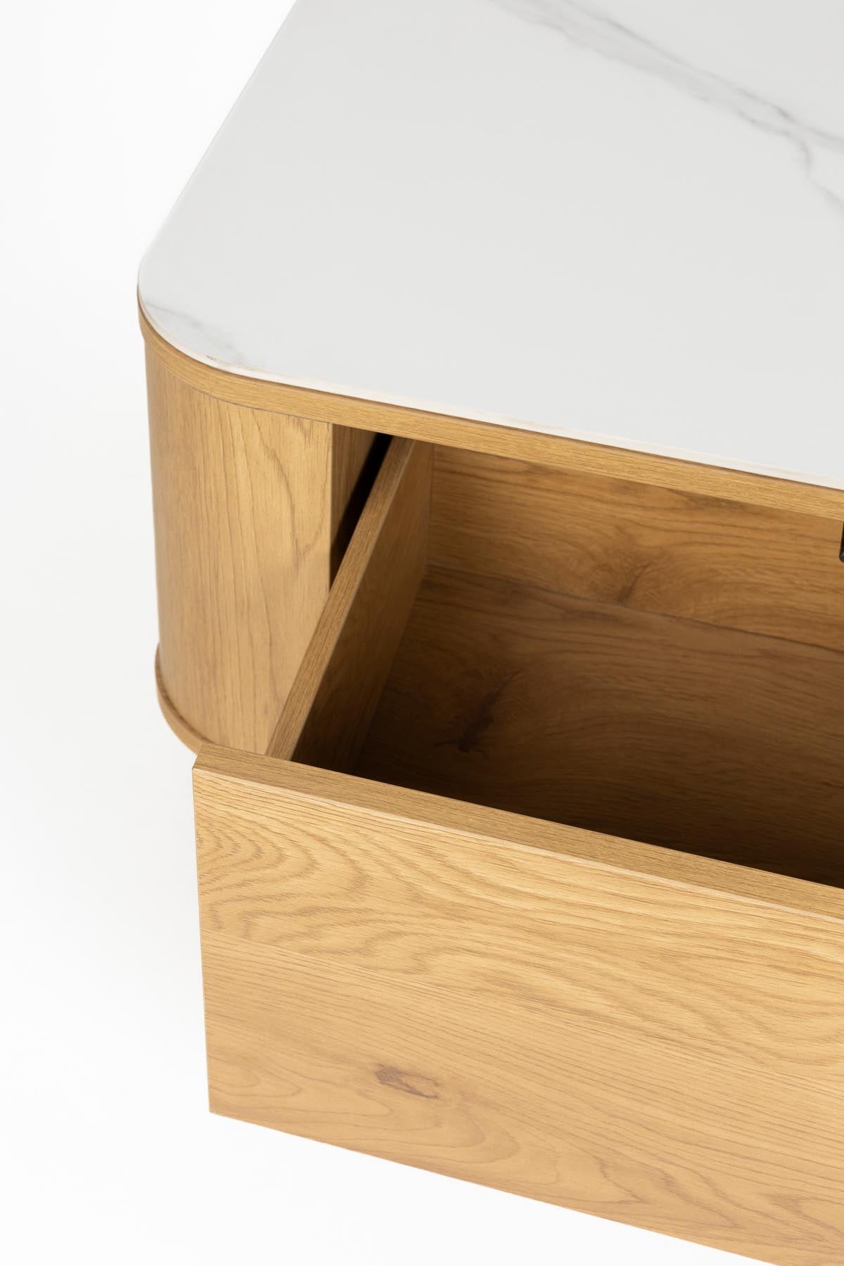 Couchtisch Almira in Natürlich präsentiert im Onlineshop von KAQTU Design AG. Couchtisch ist von White Label Living