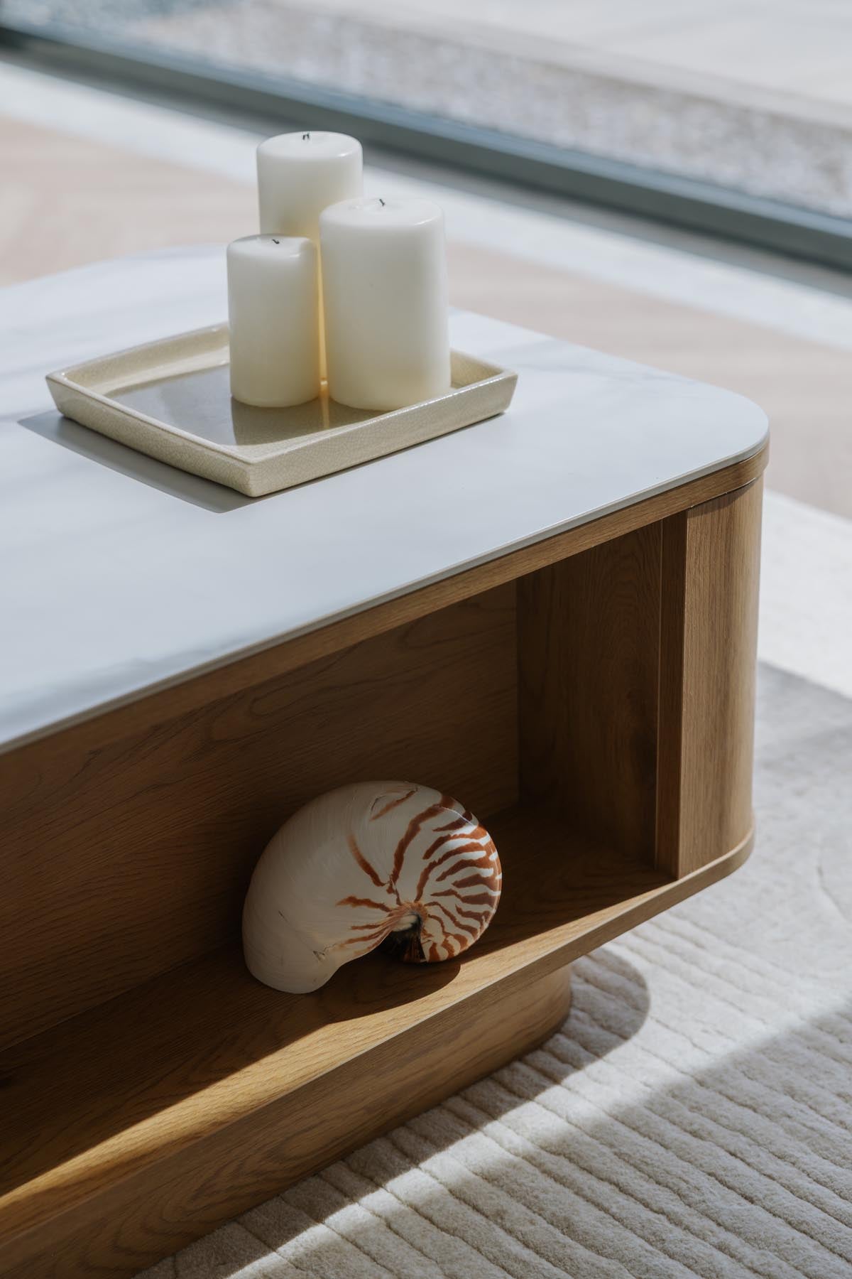 Couchtisch Almira in Natürlich präsentiert im Onlineshop von KAQTU Design AG. Couchtisch ist von White Label Living