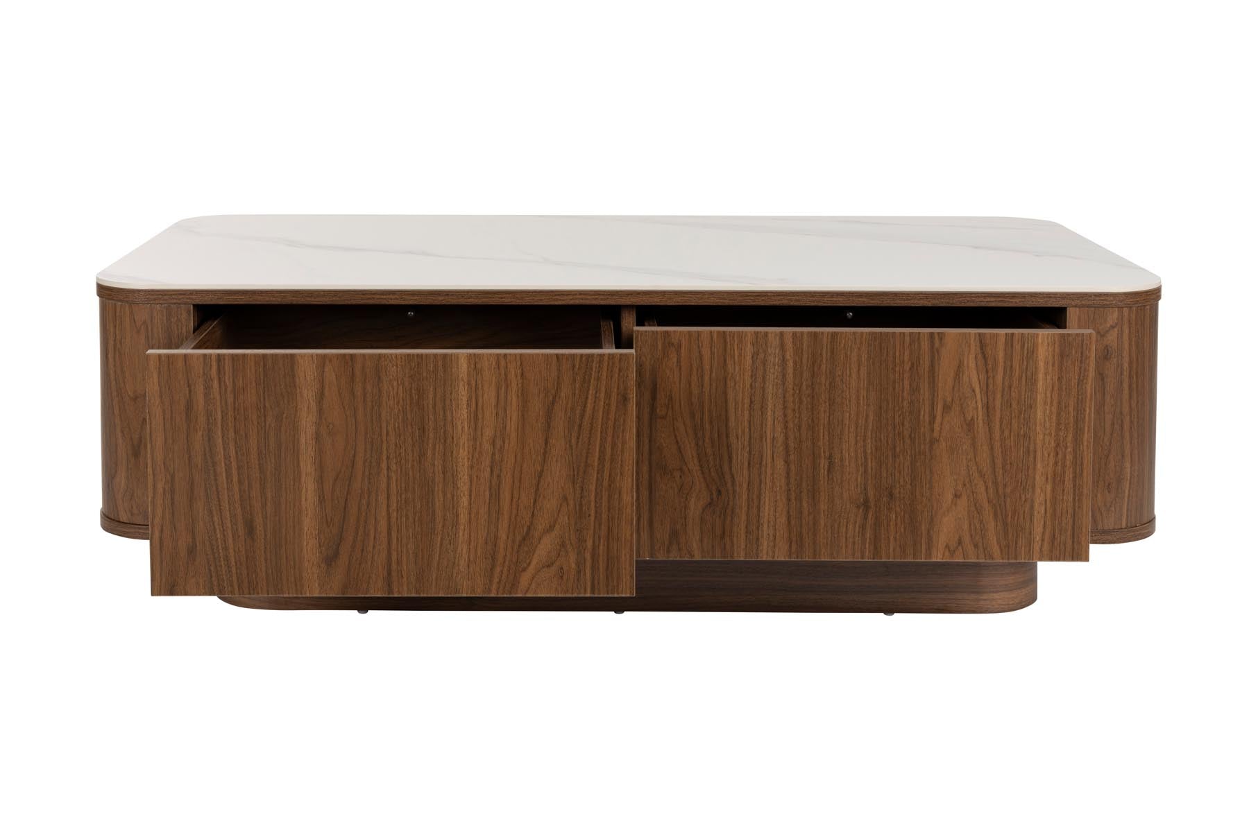 Couchtisch Almira in Braun präsentiert im Onlineshop von KAQTU Design AG. Couchtisch ist von White Label Living