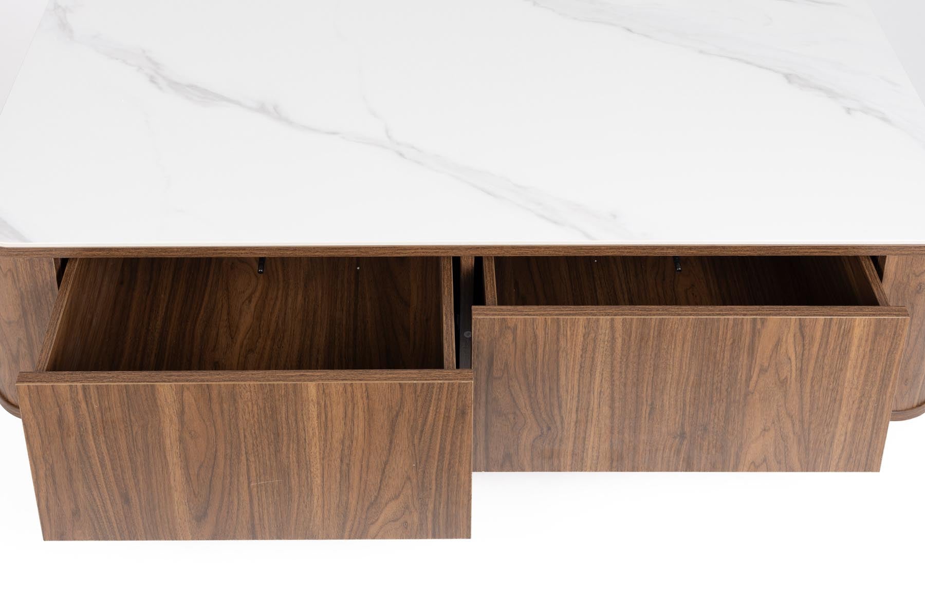 Couchtisch Almira in Braun präsentiert im Onlineshop von KAQTU Design AG. Couchtisch ist von White Label Living