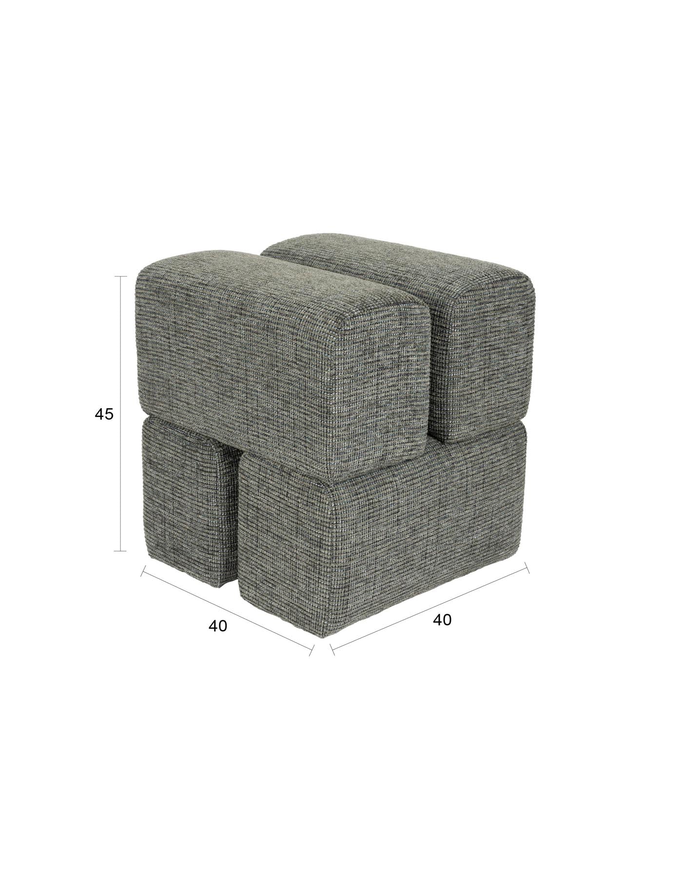 Hocker Staple in Grün präsentiert im Onlineshop von KAQTU Design AG. Hocker ist von White Label Living