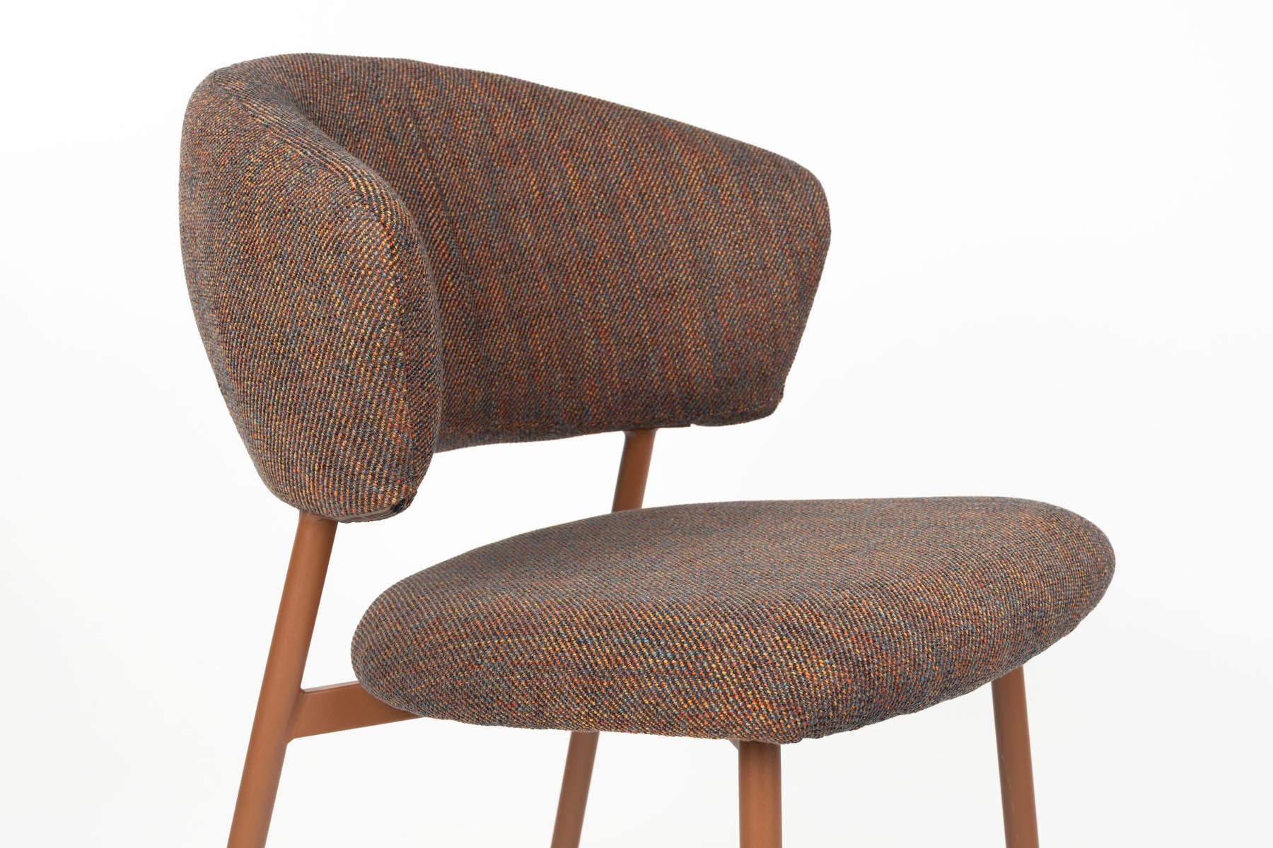 Stuhl Jasmine in Braun präsentiert im Onlineshop von KAQTU Design AG. Stuhl ist von White Label Living