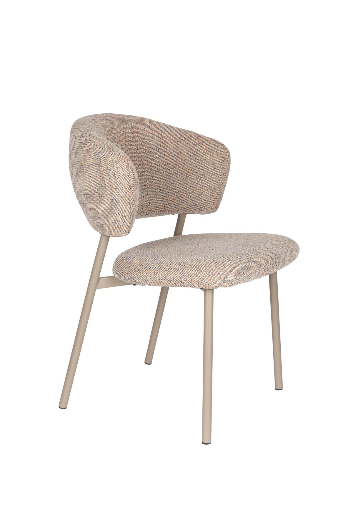Stuhl Jasmine in Beige präsentiert im Onlineshop von KAQTU Design AG. Stuhl ist von White Label Living