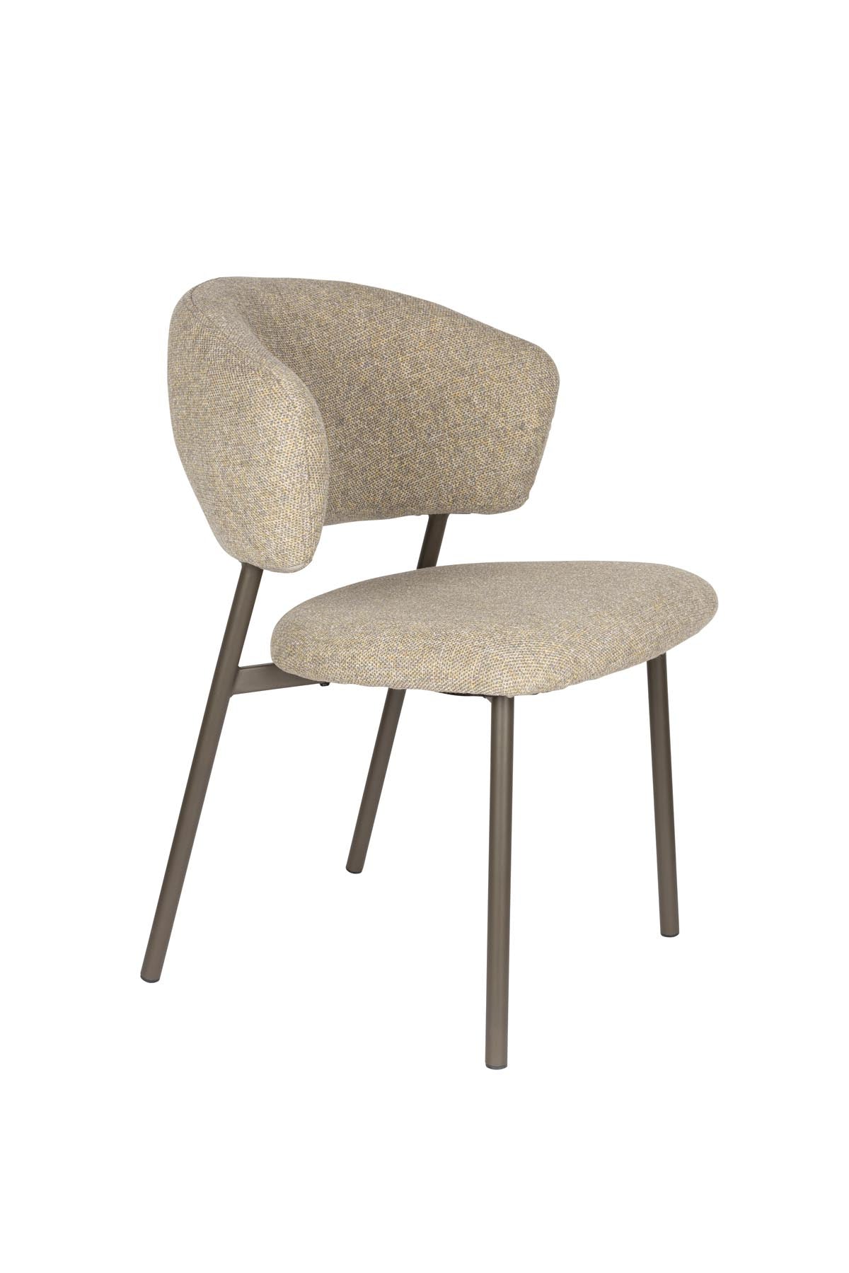 Stuhl Jasmine in Grün präsentiert im Onlineshop von KAQTU Design AG. Stuhl ist von White Label Living