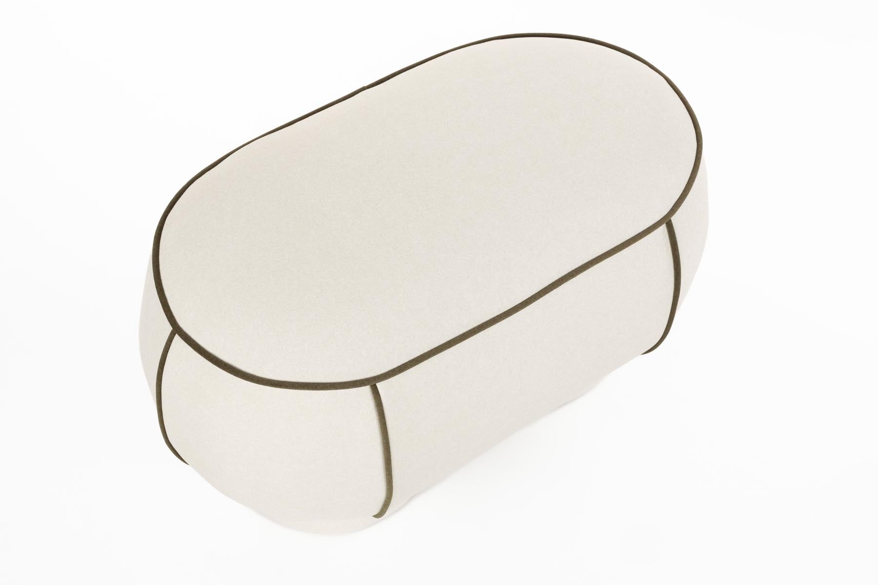 Bank Marina in Weiss präsentiert im Onlineshop von KAQTU Design AG. Sitzbank ist von White Label Living
