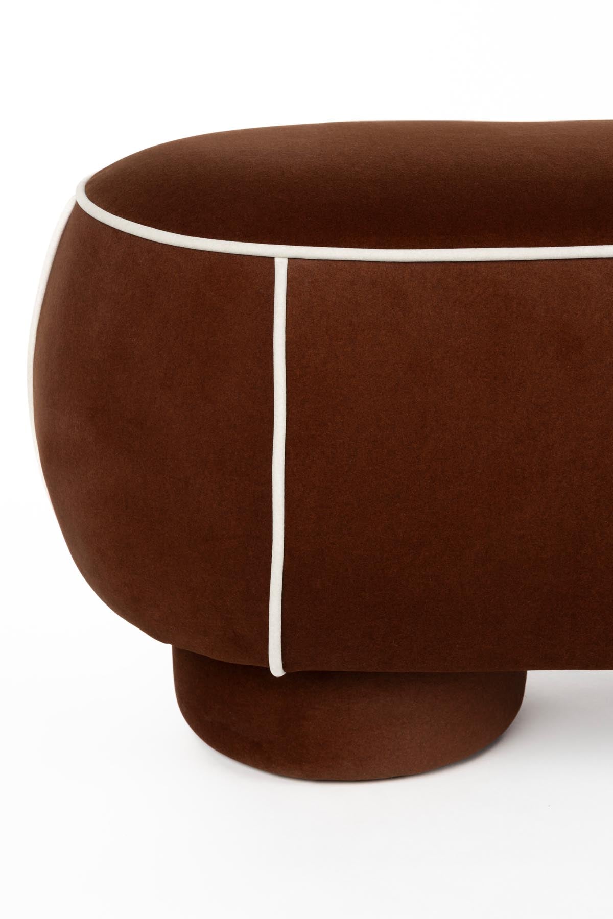 Bank Marina in Rot präsentiert im Onlineshop von KAQTU Design AG. Sitzbank ist von White Label Living