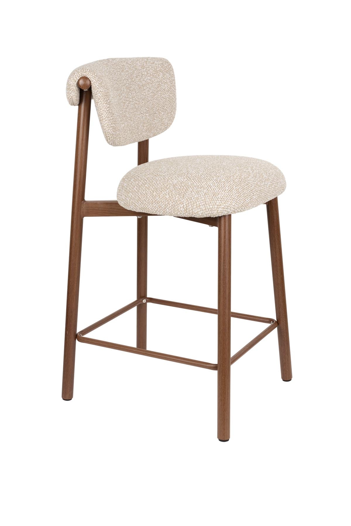 Barhocker Lee in Beige präsentiert im Onlineshop von KAQTU Design AG. Barstuhl ist von White Label Living