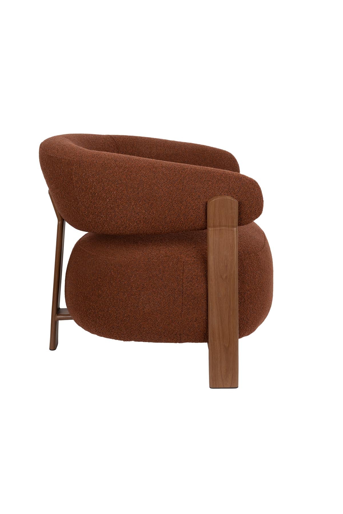 Sessel Robyn in Braun präsentiert im Onlineshop von KAQTU Design AG. Sessel ist von White Label Living