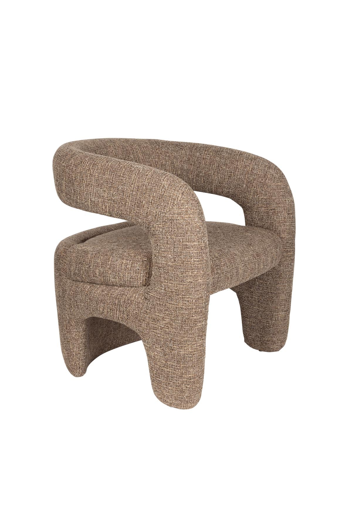 Sessel Nova in Braun präsentiert im Onlineshop von KAQTU Design AG. Sessel ist von White Label Living