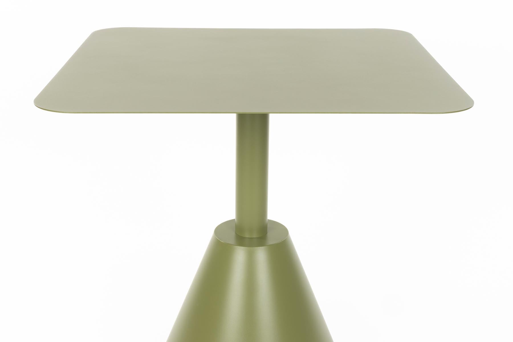 Bistro Tisch Fabby in Grün präsentiert im Onlineshop von KAQTU Design AG. Gartentisch ist von White Label Living