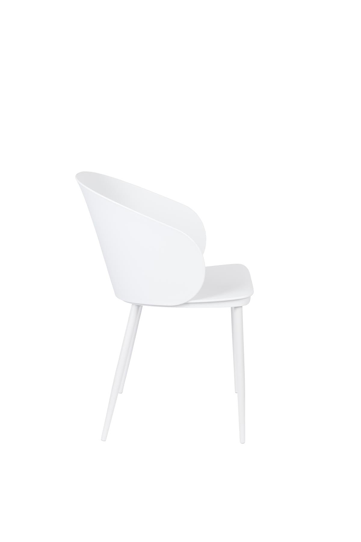 Stuhl GIGI in Weiss präsentiert im Onlineshop von KAQTU Design AG. Stuhl ist von White Label Living
