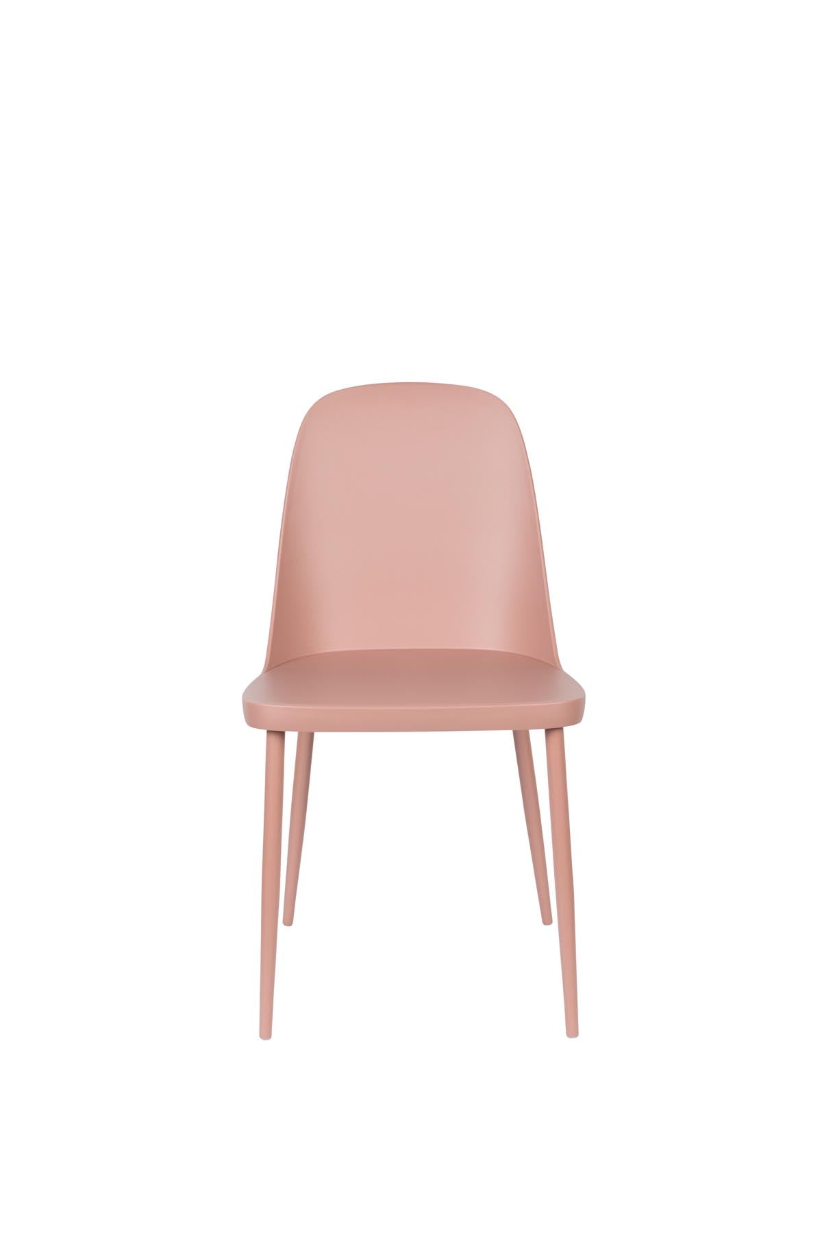 Stuhl PIP in Rosa präsentiert im Onlineshop von KAQTU Design AG. Stuhl ist von White Label Living