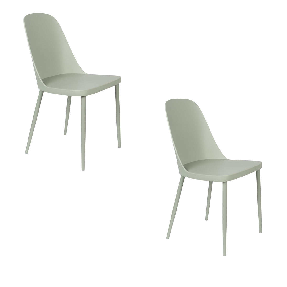Stuhl PIP in Minze präsentiert im Onlineshop von KAQTU Design AG. Stuhl ist von White Label Living