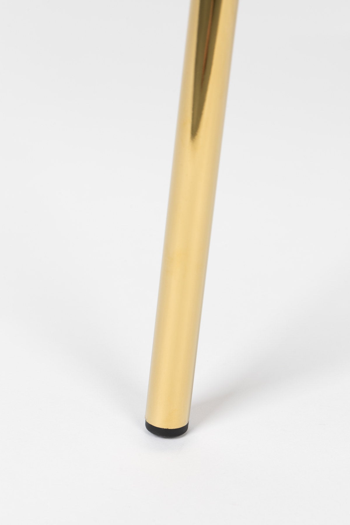 Stuhl Jolien gepolstert V1 in Gold/Dunkelgrün präsentiert im Onlineshop von KAQTU Design AG. Stuhl ist von White Label Living