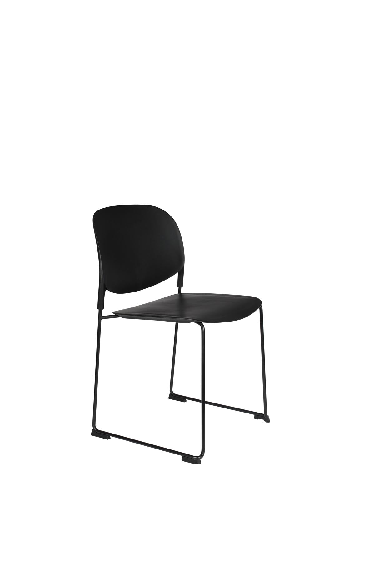 Stuhl STACKS in Schwarz präsentiert im Onlineshop von KAQTU Design AG. Stuhl ist von White Label Living