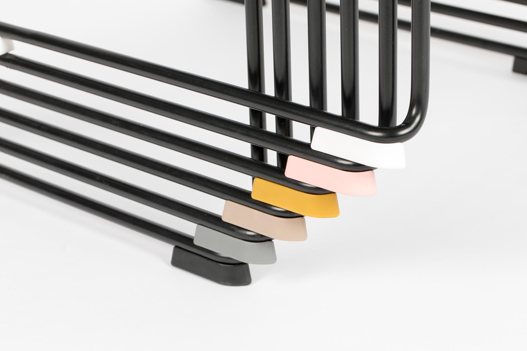 Stuhl STACKS in Leber präsentiert im Onlineshop von KAQTU Design AG. Stuhl ist von White Label Living