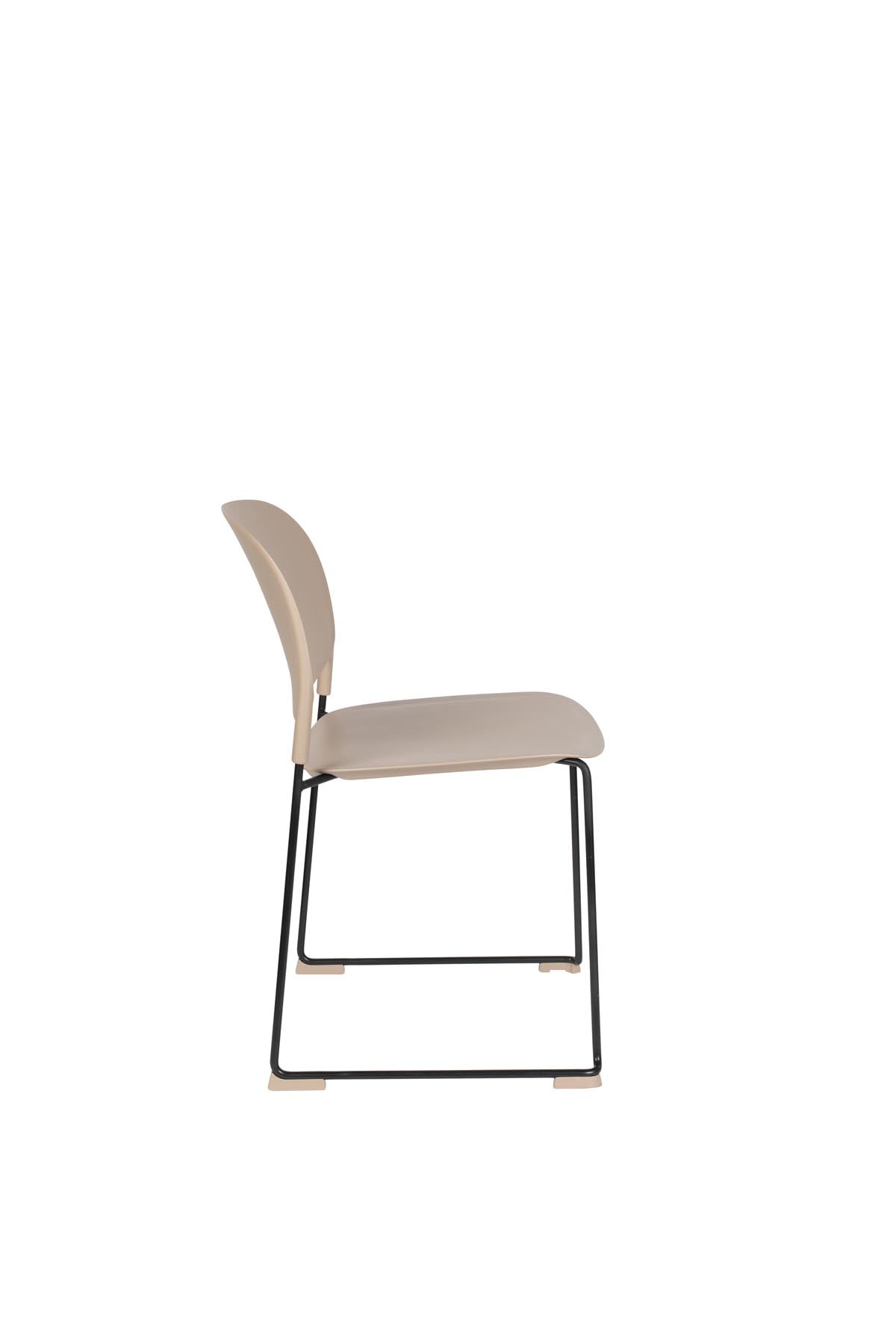 Stuhl STACKS in Leber präsentiert im Onlineshop von KAQTU Design AG. Stuhl ist von White Label Living