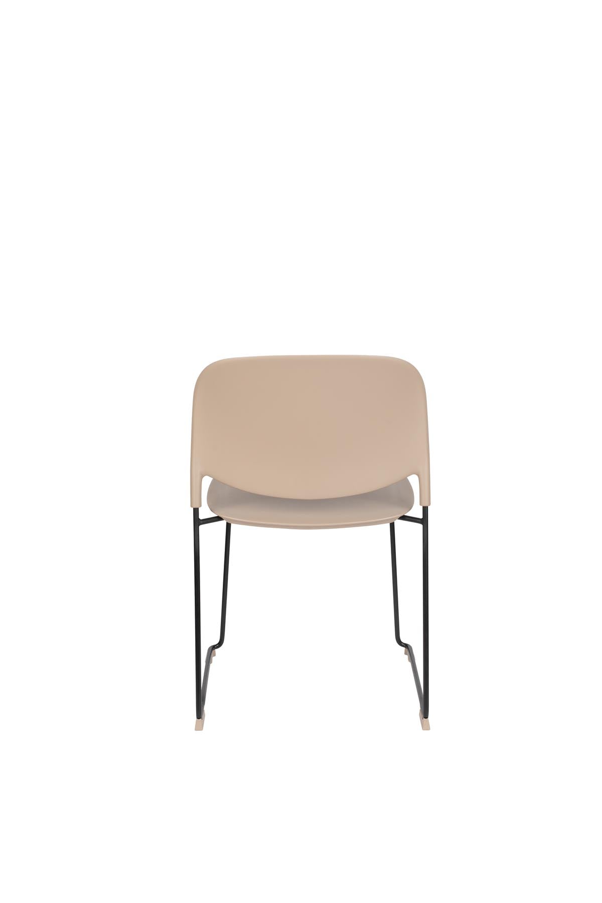 Stuhl STACKS in Leber präsentiert im Onlineshop von KAQTU Design AG. Stuhl ist von White Label Living