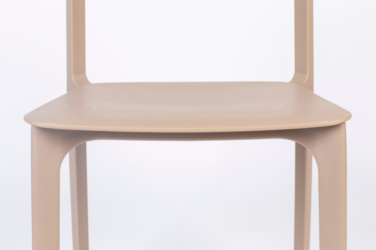 Stuhl Clive in Braun präsentiert im Onlineshop von KAQTU Design AG. Stuhl ist von White Label Living