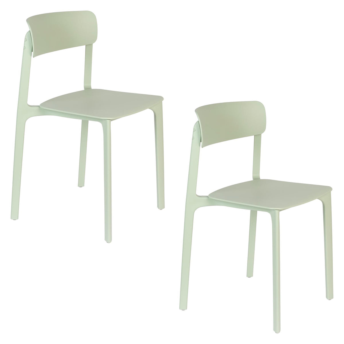 Stuhl Clive in Hellgrün präsentiert im Onlineshop von KAQTU Design AG. Stuhl ist von White Label Living