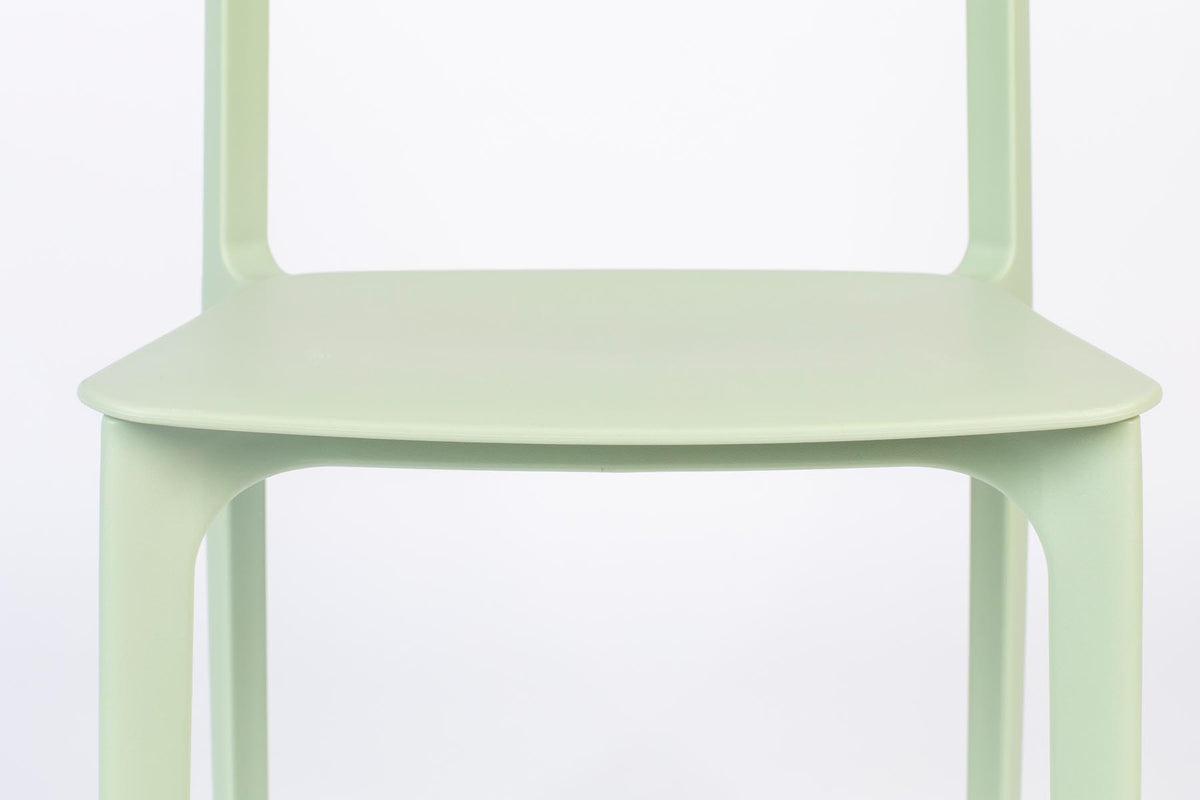 Stuhl Clive in Hellgrün präsentiert im Onlineshop von KAQTU Design AG. Stuhl ist von White Label Living