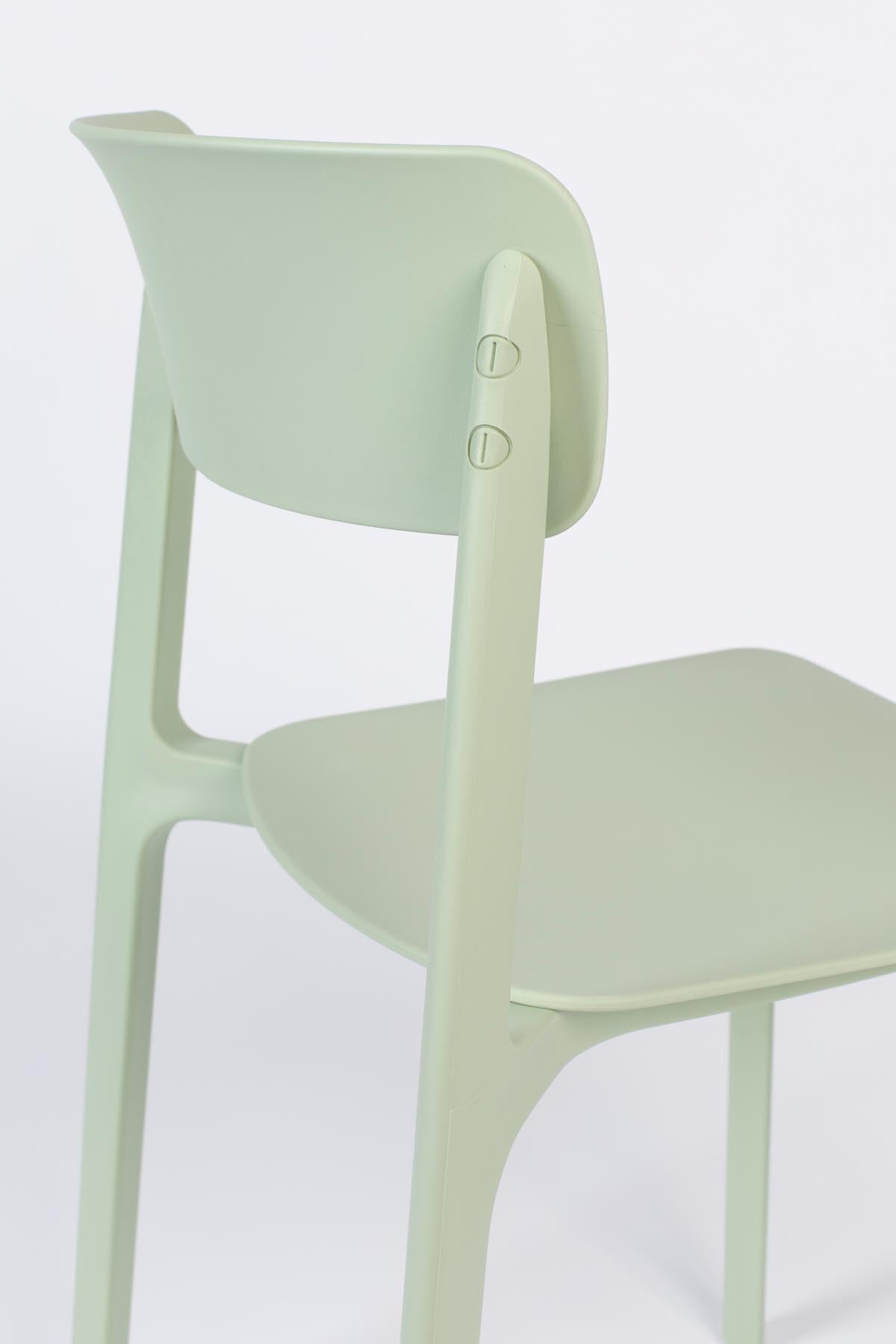 Stuhl Clive in Hellgrün präsentiert im Onlineshop von KAQTU Design AG. Stuhl ist von White Label Living