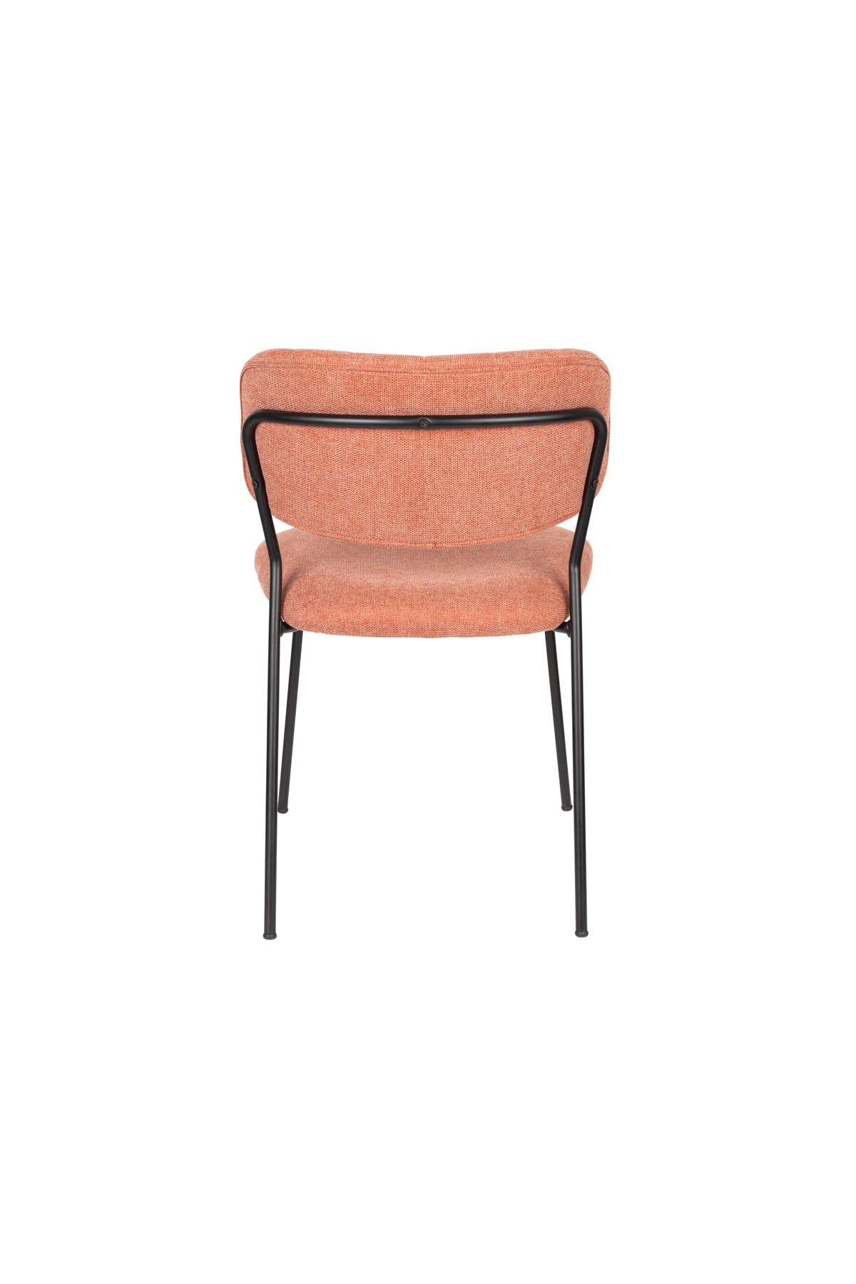 Stuhl Jolien gepolstert V2 in Rosa präsentiert im Onlineshop von KAQTU Design AG. Stuhl ist von White Label Living