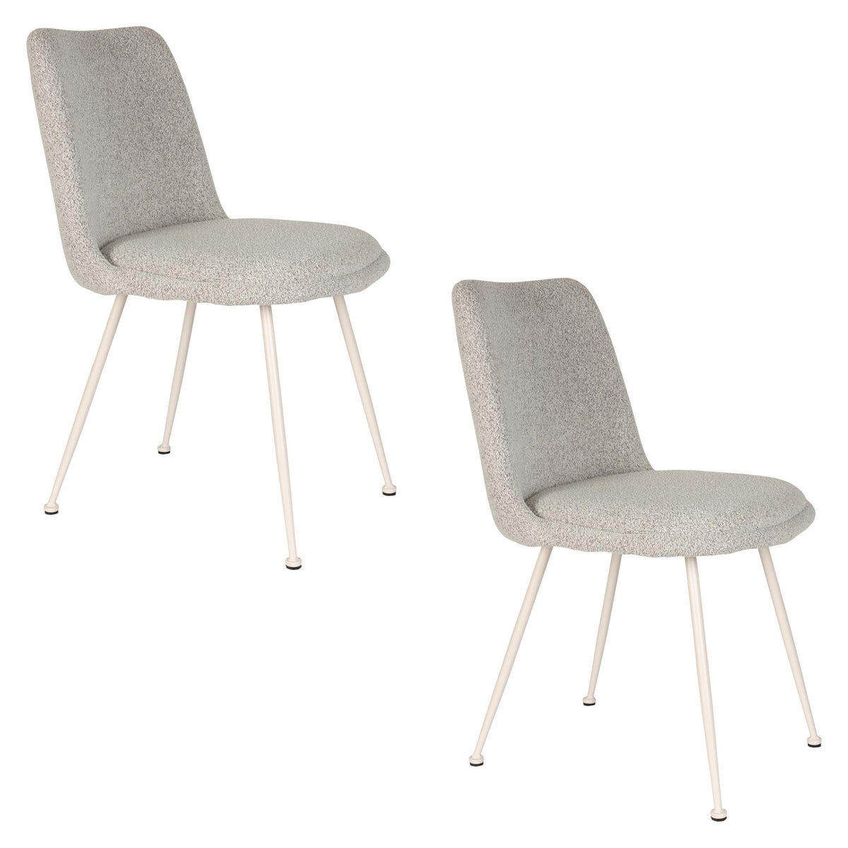 Fijs Stuhl Taupe in Grau präsentiert im Onlineshop von KAQTU Design AG. Stuhl ist von White Label Living