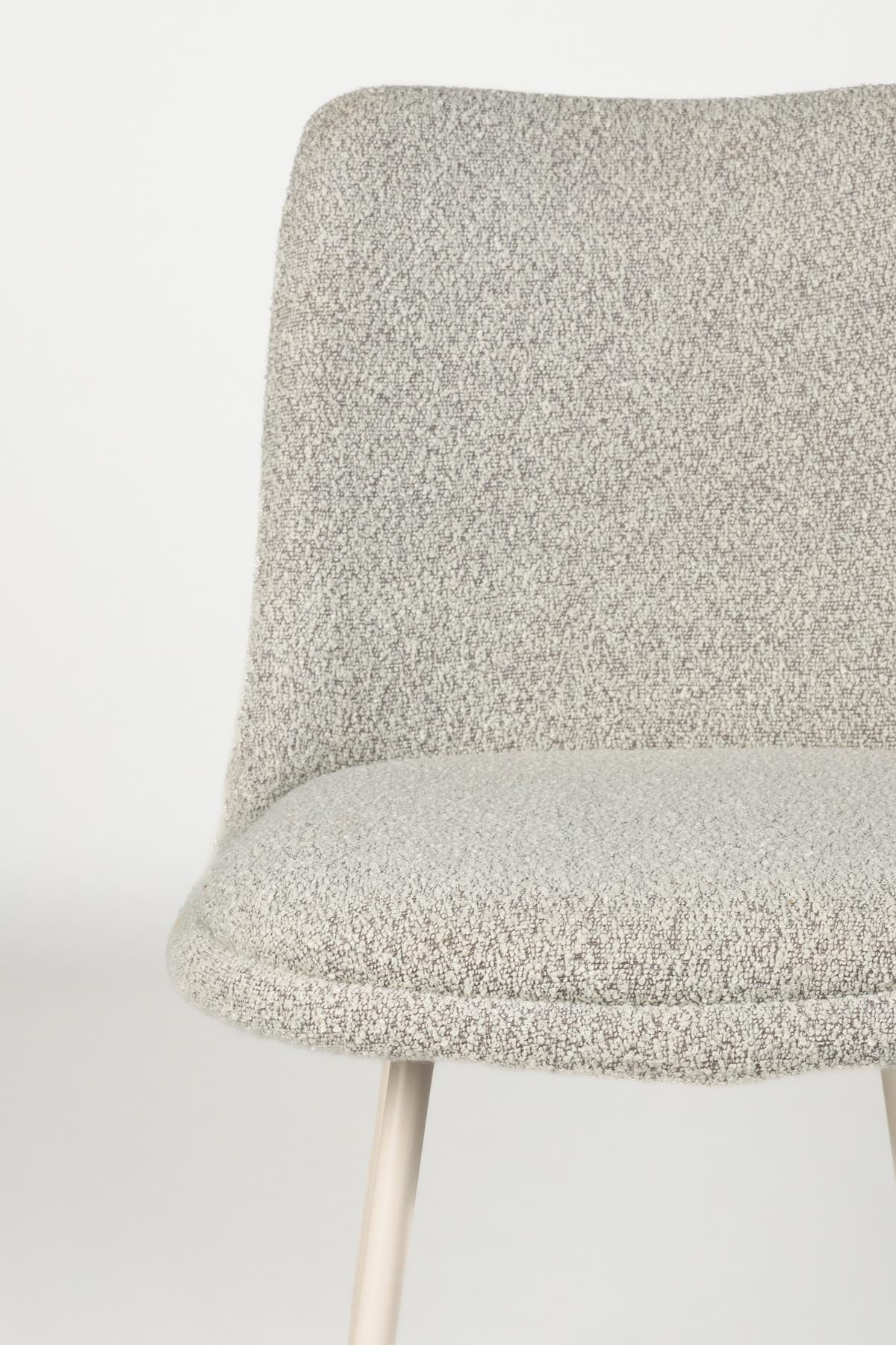 Fijs Stuhl Taupe in Grau präsentiert im Onlineshop von KAQTU Design AG. Stuhl ist von White Label Living