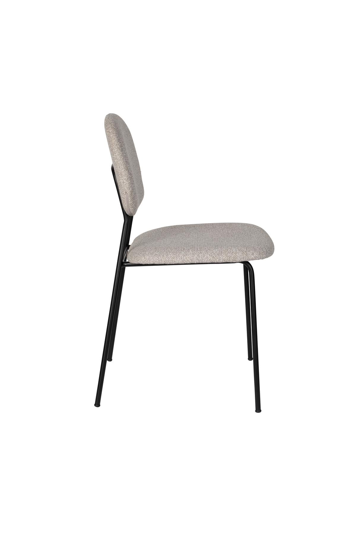 Roos Stuhl Hellbeige in beige präsentiert im Onlineshop von KAQTU Design AG. Stuhl ist von White Label Living