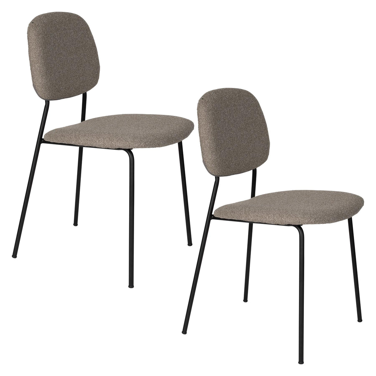 Roos Stuhl Warm Beige in beige präsentiert im Onlineshop von KAQTU Design AG. Stuhl ist von White Label Living
