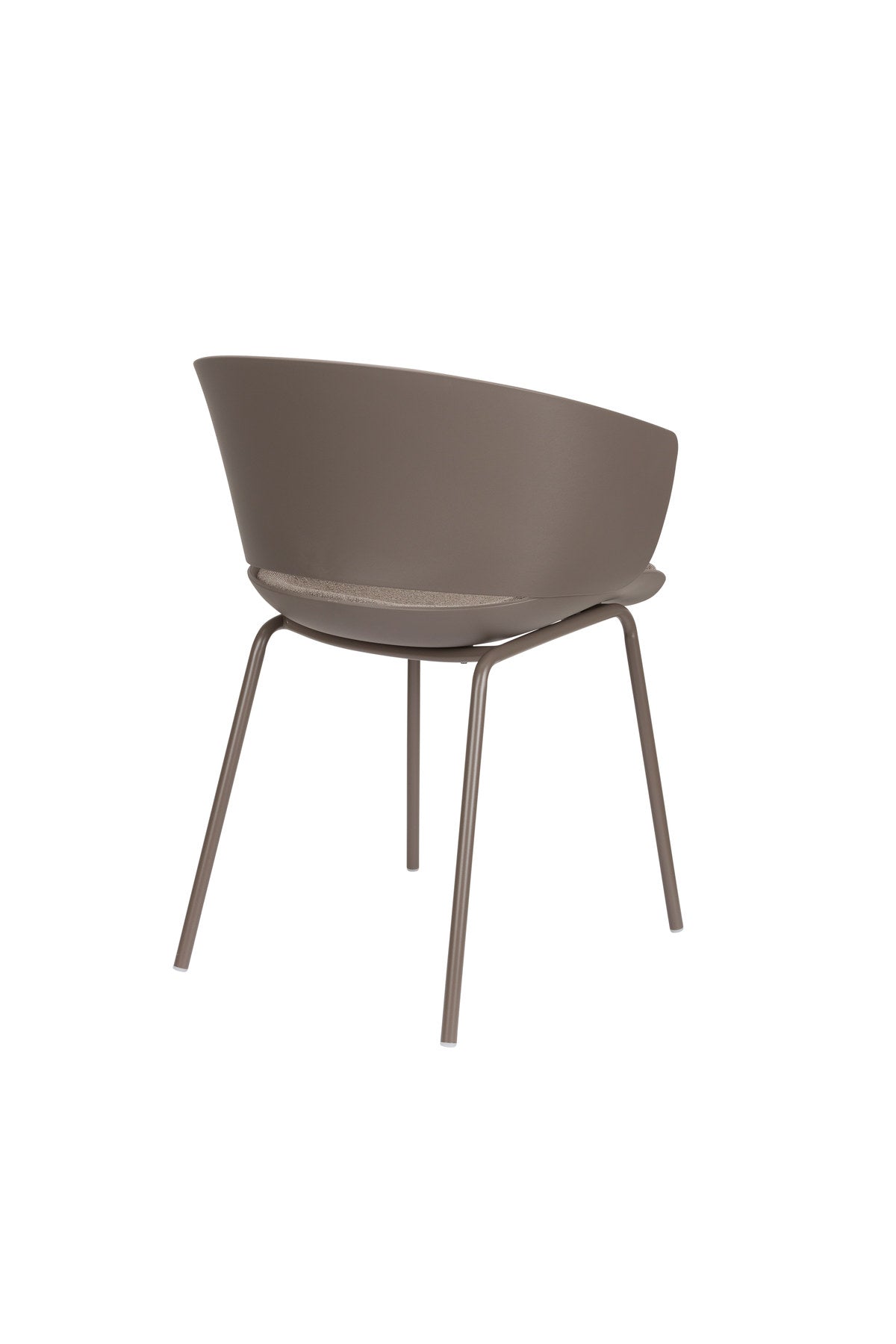 Stuhl Jessica Grey in Grau präsentiert im Onlineshop von KAQTU Design AG. Stuhl mit Armlehne ist von White Label Living