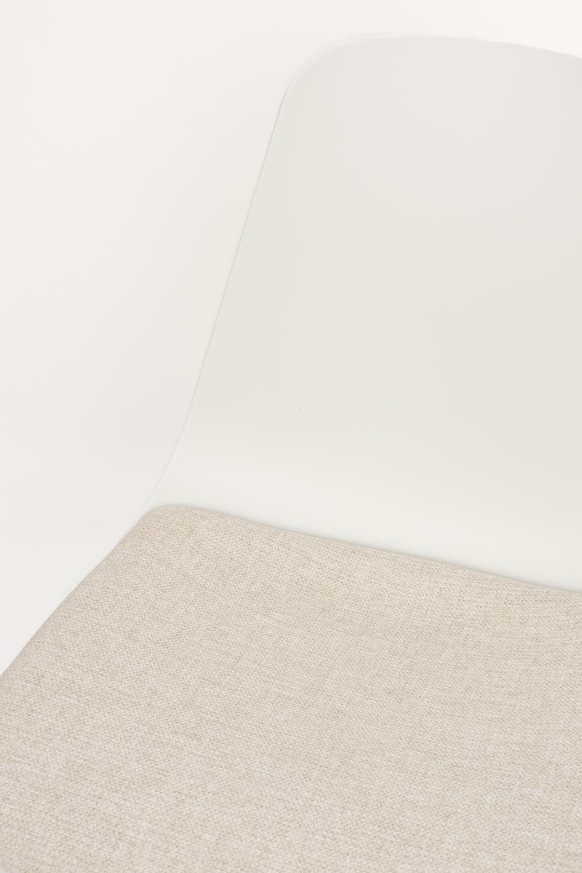 Stuhl Jeffrey White in Weiss präsentiert im Onlineshop von KAQTU Design AG. Stuhl ist von White Label Living