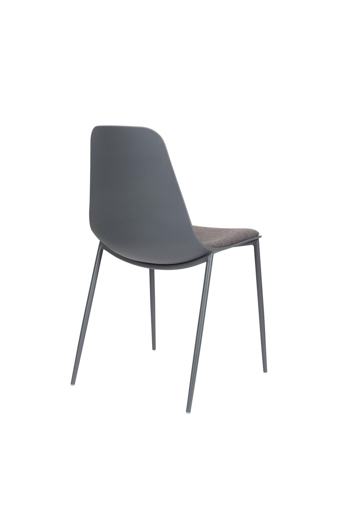 Jeffrey Stuhl in Grau präsentiert im Onlineshop von KAQTU Design AG. Stuhl ist von White Label Living