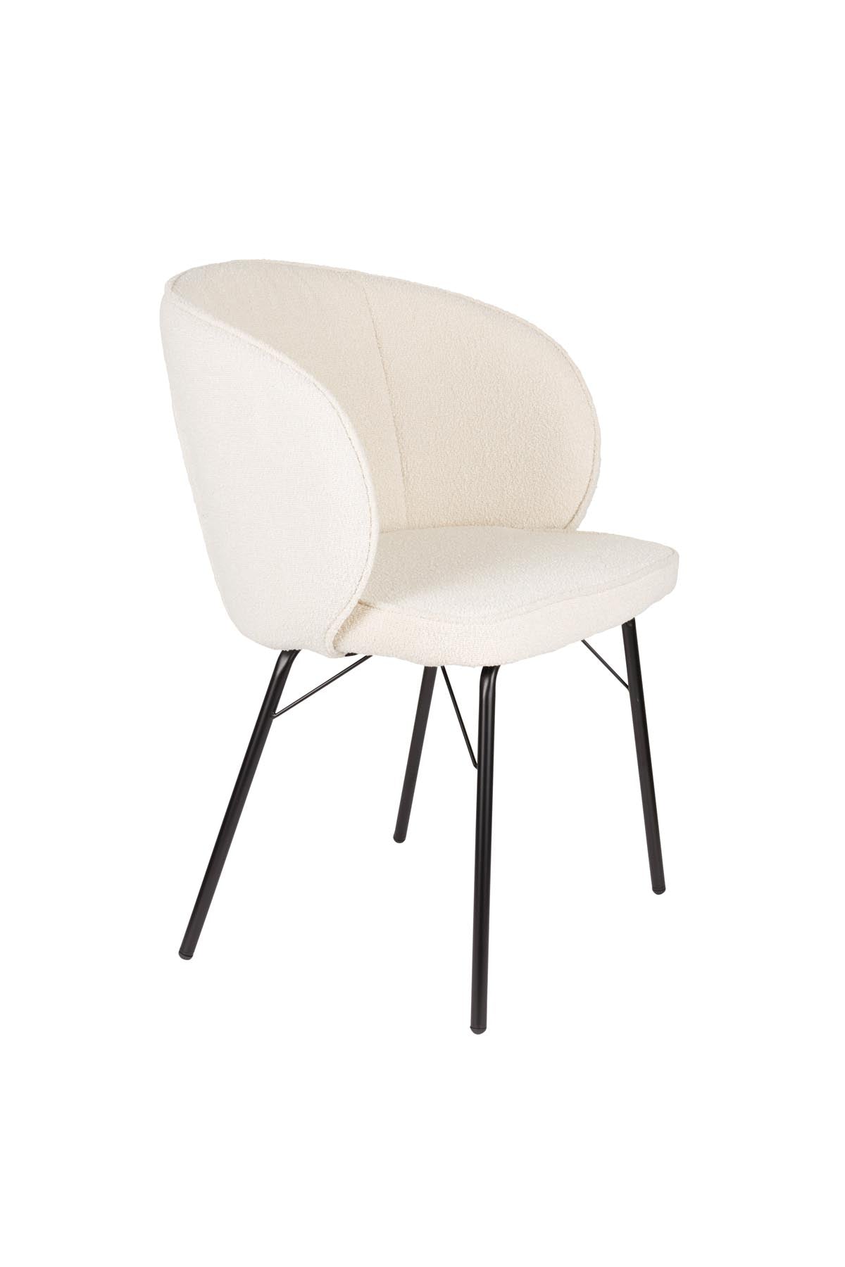 Stuhl Joa Weiss in Weiss präsentiert im Onlineshop von KAQTU Design AG. Schalenstuhl ist von White Label Living