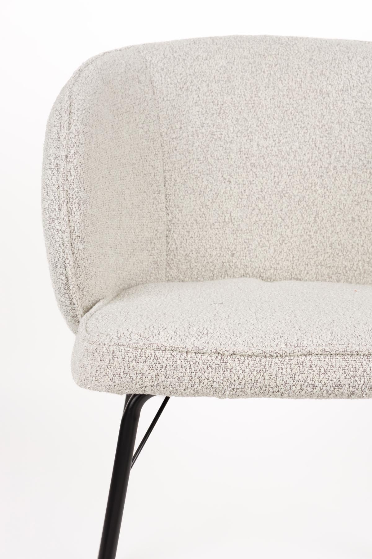 Stuhl Joa Beige in beige präsentiert im Onlineshop von KAQTU Design AG. Schalenstuhl ist von White Label Living