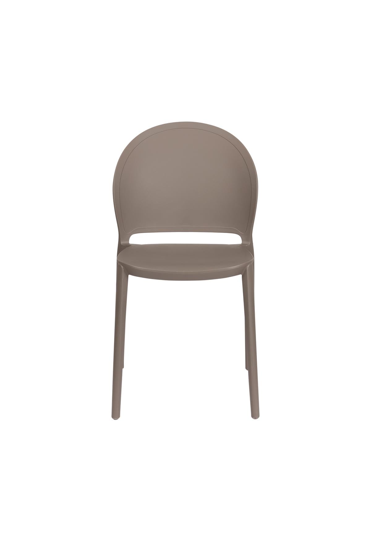 Outdoor-Stuhl Sjoerd Grau in Grau präsentiert im Onlineshop von KAQTU Design AG. Stuhl ist von White Label Living