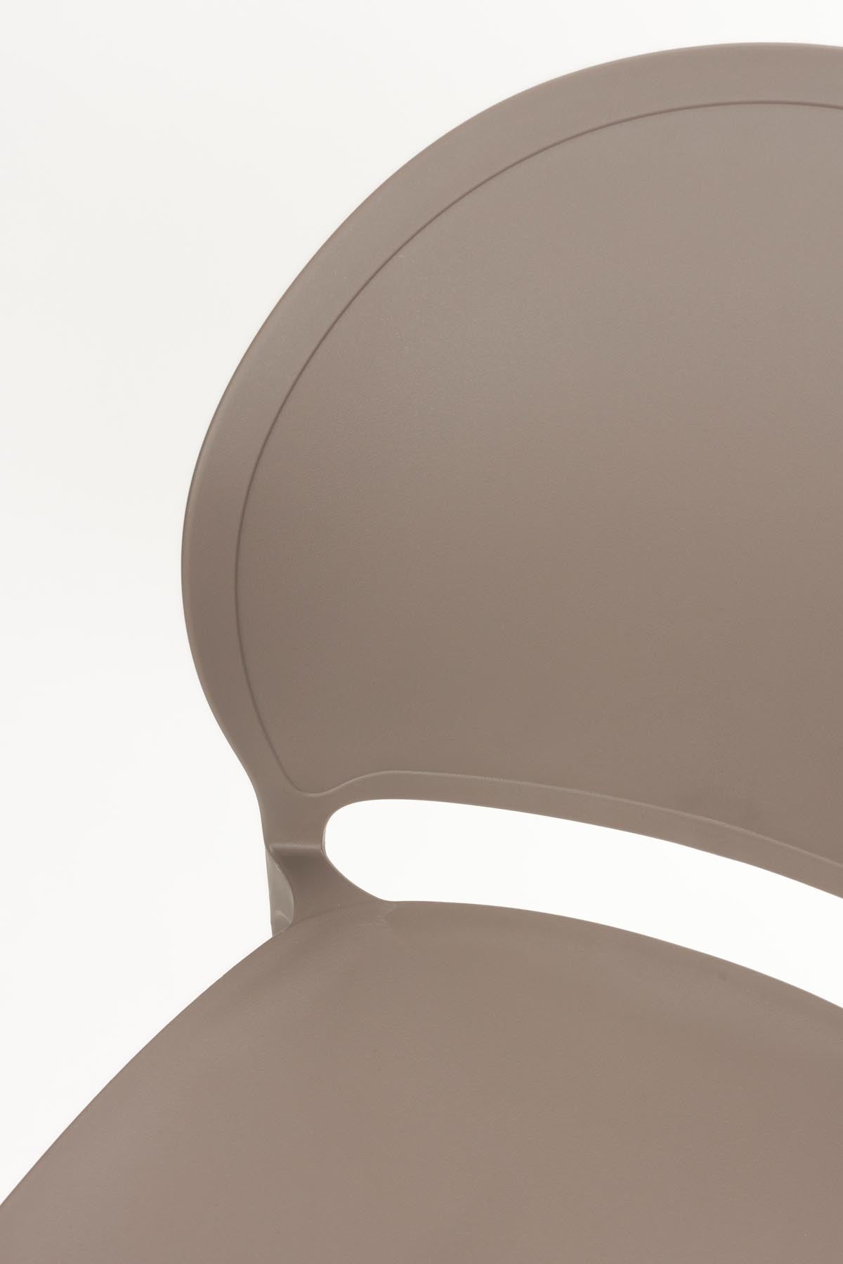 Outdoor-Stuhl Sjoerd Grau in Grau präsentiert im Onlineshop von KAQTU Design AG. Stuhl ist von White Label Living