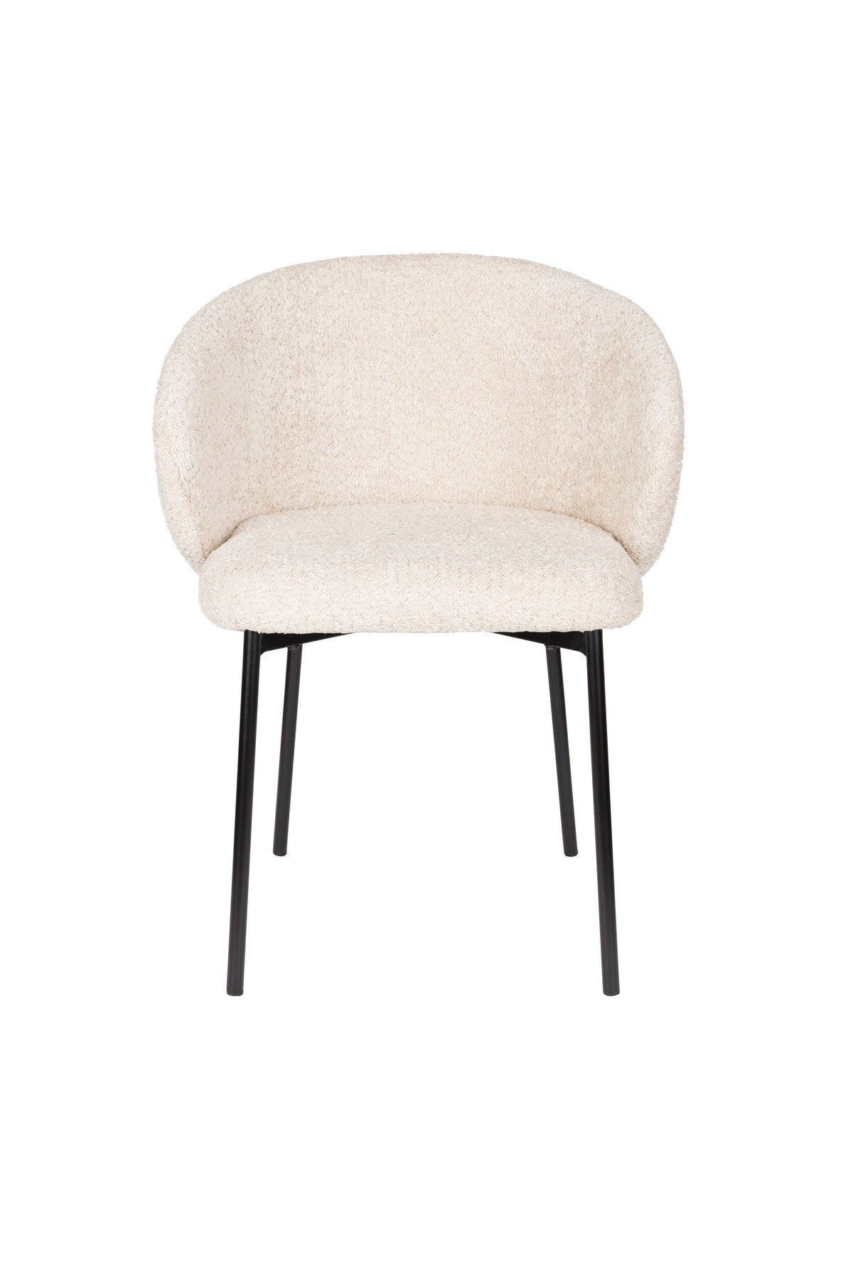 Ayle Stuhl in Off White präsentiert im Onlineshop von KAQTU Design AG. Stuhl mit Armlehne ist von White Label Living