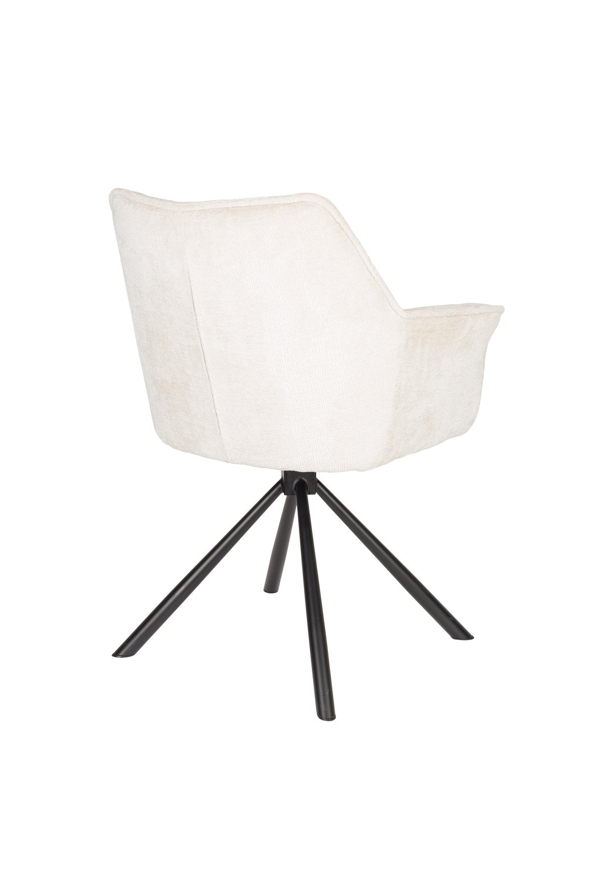 Stuhl Kodak in beige präsentiert im Onlineshop von KAQTU Design AG. Stuhl mit Armlehne ist von White Label Living