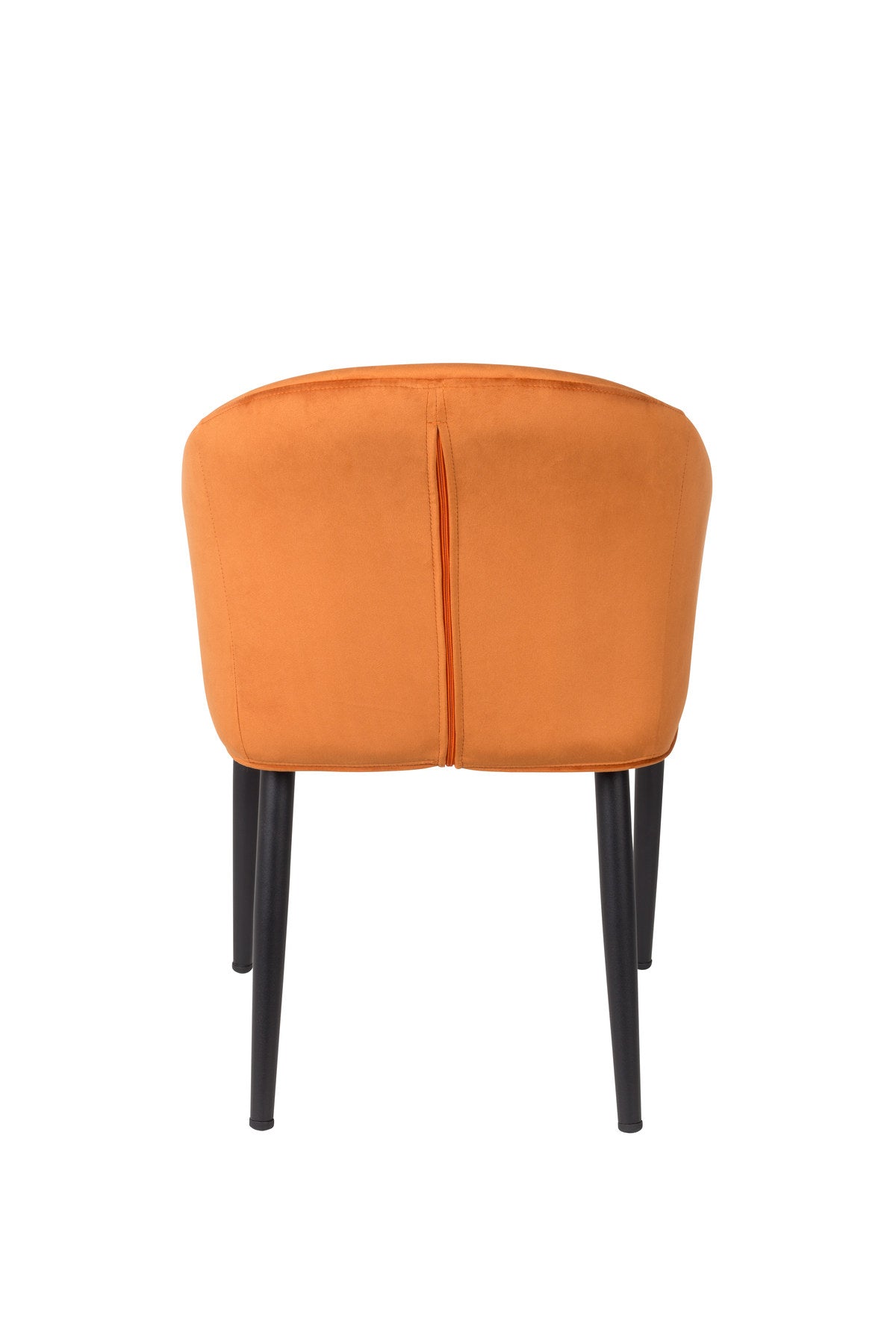 Armlehnstuhl CATELYN in orange präsentiert im Onlineshop von KAQTU Design AG. Stuhl mit Armlehne ist von White Label Living