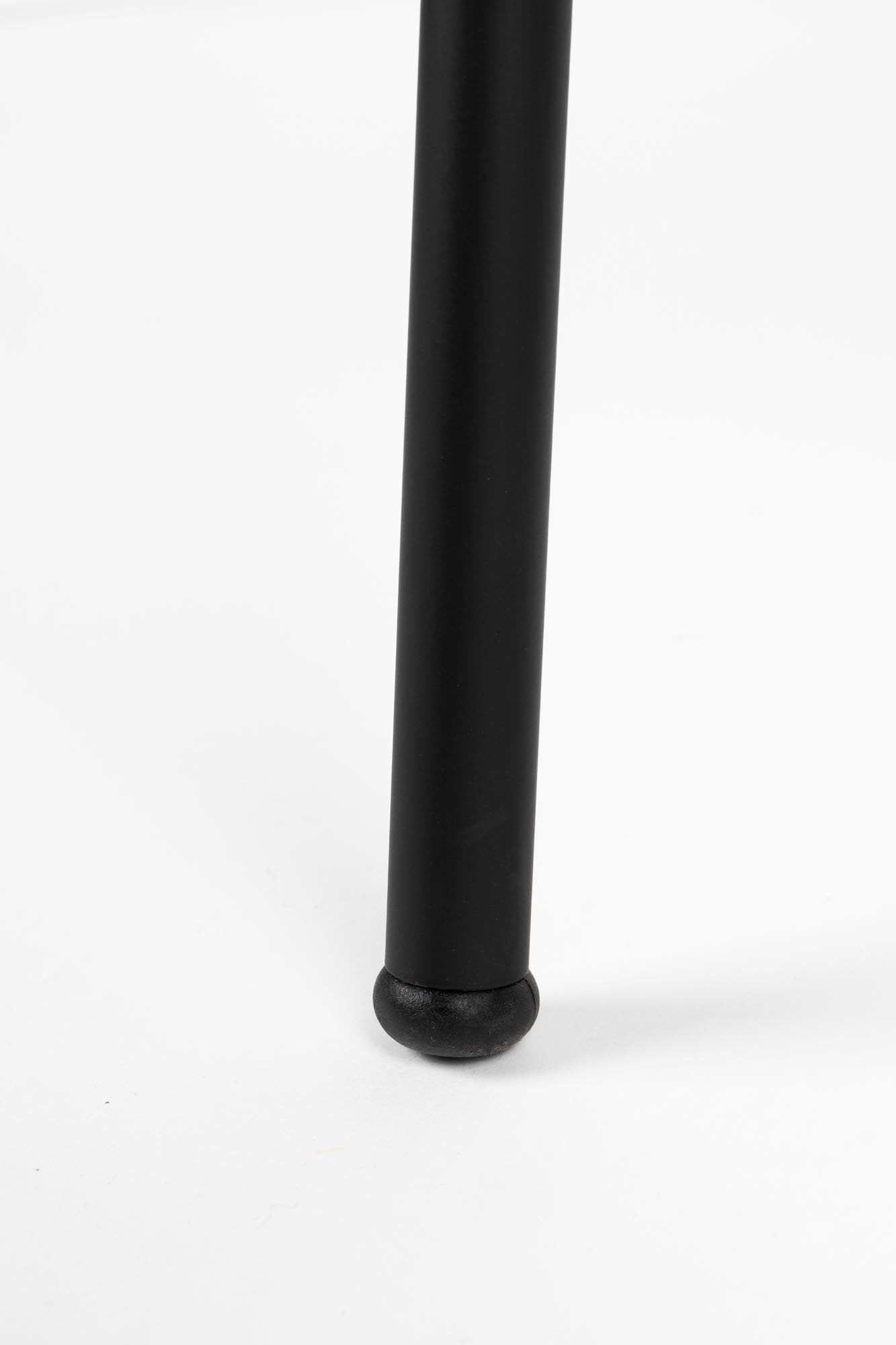 Erleben Sie den Armlehnstuhl Zeri Black von White Label Living – stilvolles Design trifft auf erstklassigen Komfort für Ihr Esszimmer.