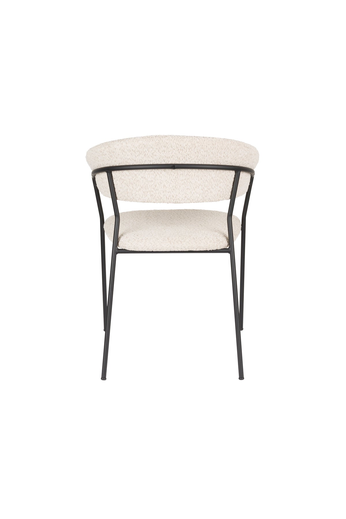 Armlehnstuhl Zeri Black in beige präsentiert im Onlineshop von KAQTU Design AG. Stuhl mit Armlehne ist von White Label Living