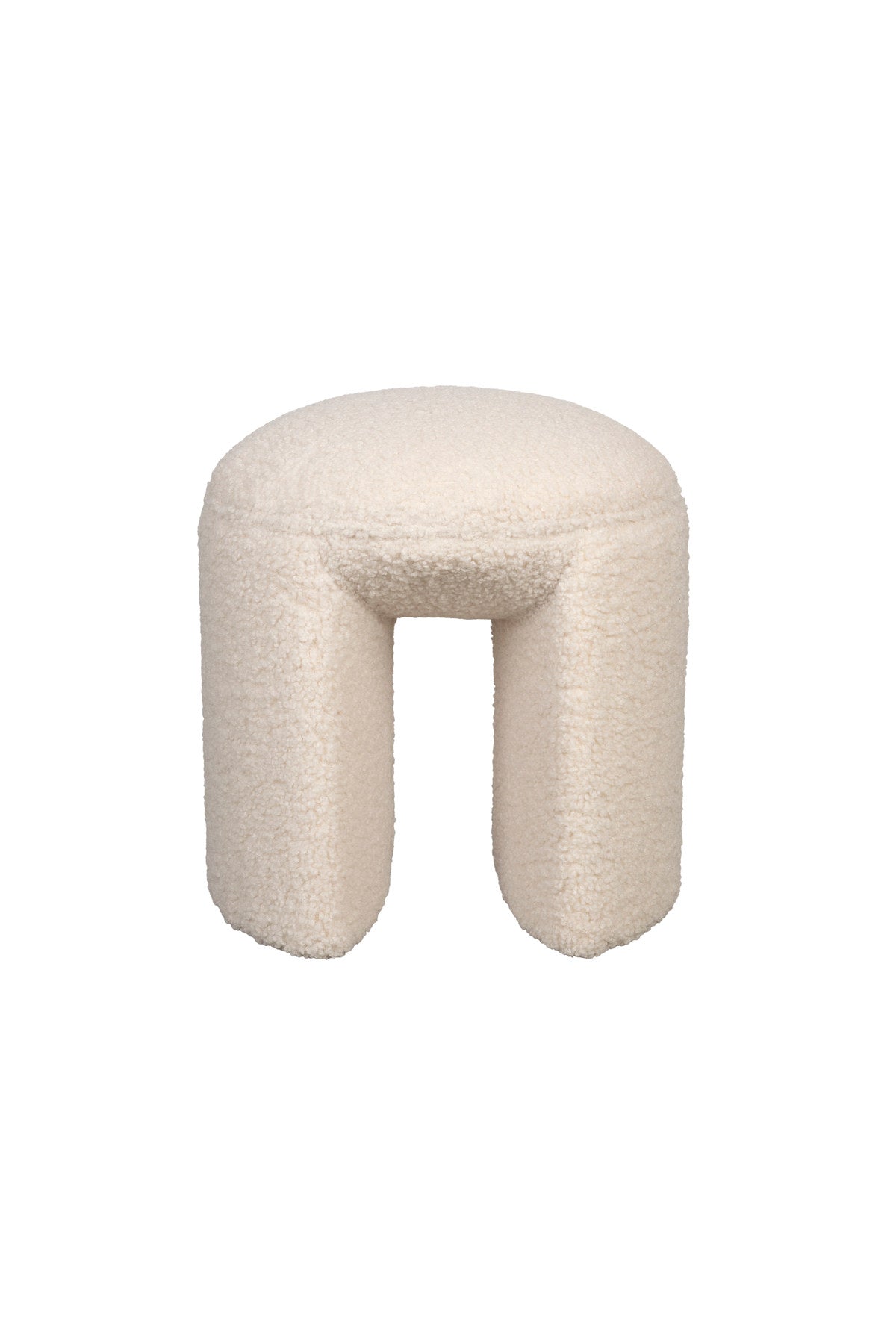 Hocker Noxx in Weiss präsentiert im Onlineshop von KAQTU Design AG. Hocker ist von White Label Living